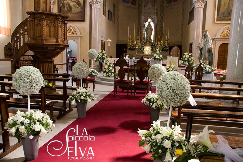 Addobbi Floreali Per Cerimonie Di Matrimonio A Stresa Chiesa Carciano