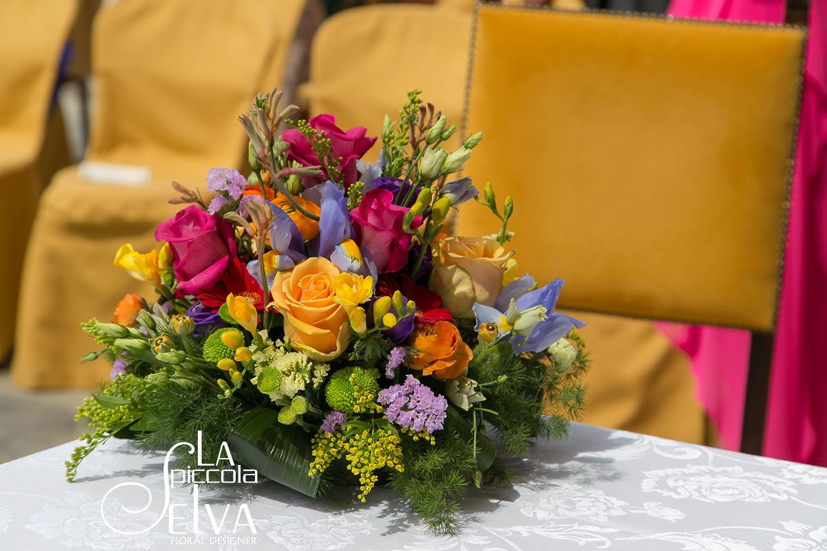 Matrimonio A Tema Fiori Arcobaleno Sul Lago D Orta